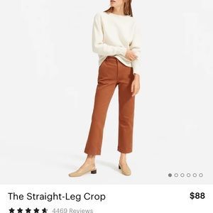 Ever lane straight leg crop pant size 2/ Navy